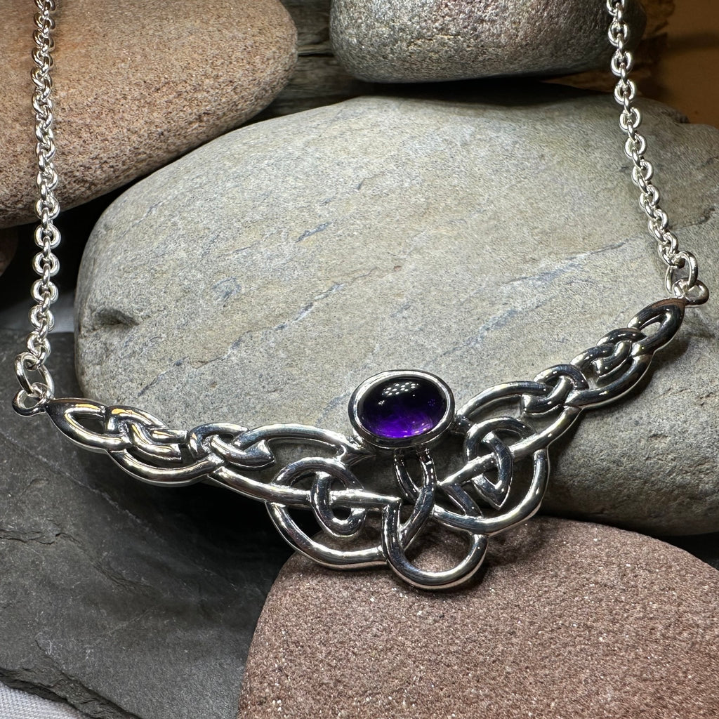 Helen Celtic Knot Necklace in Sterling Silver Necklet La Vie Bien Helen Celtic Knot Necklace in Sterling Silver