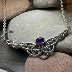Helen Celtic Knot Necklace in Sterling Silver Necklet La Vie Bien Helen Celtic Knot Necklace in Sterling Silver