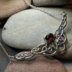 Helen Celtic Knot Necklace in Sterling Silver Necklet La Vie Bien Helen Celtic Knot Necklace in Sterling Silver