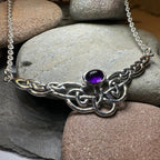 Helen Celtic Knot Necklace in Sterling Silver Necklet La Vie Bien Helen Celtic Knot Necklace in Sterling Silver