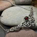 Helen Celtic Knot Necklace in Sterling Silver Necklet La Vie Bien Helen Celtic Knot Necklace in Sterling Silver