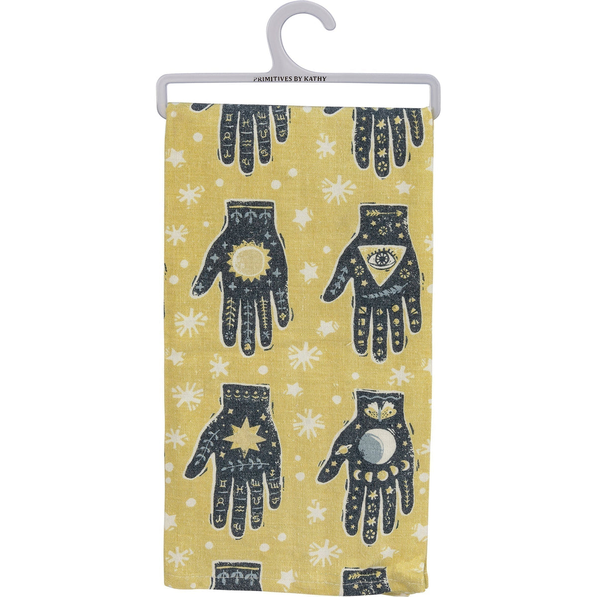 Hello Future Bring It Mystical Hand Dish Cloth Towel | All-Over Astrology Design | 20" x 26" Dish Towel La Vie Bien Hello Future Bring It Mystical Hand Dish Cloth Towel | All-Over Astrology Design | 20" x 26"