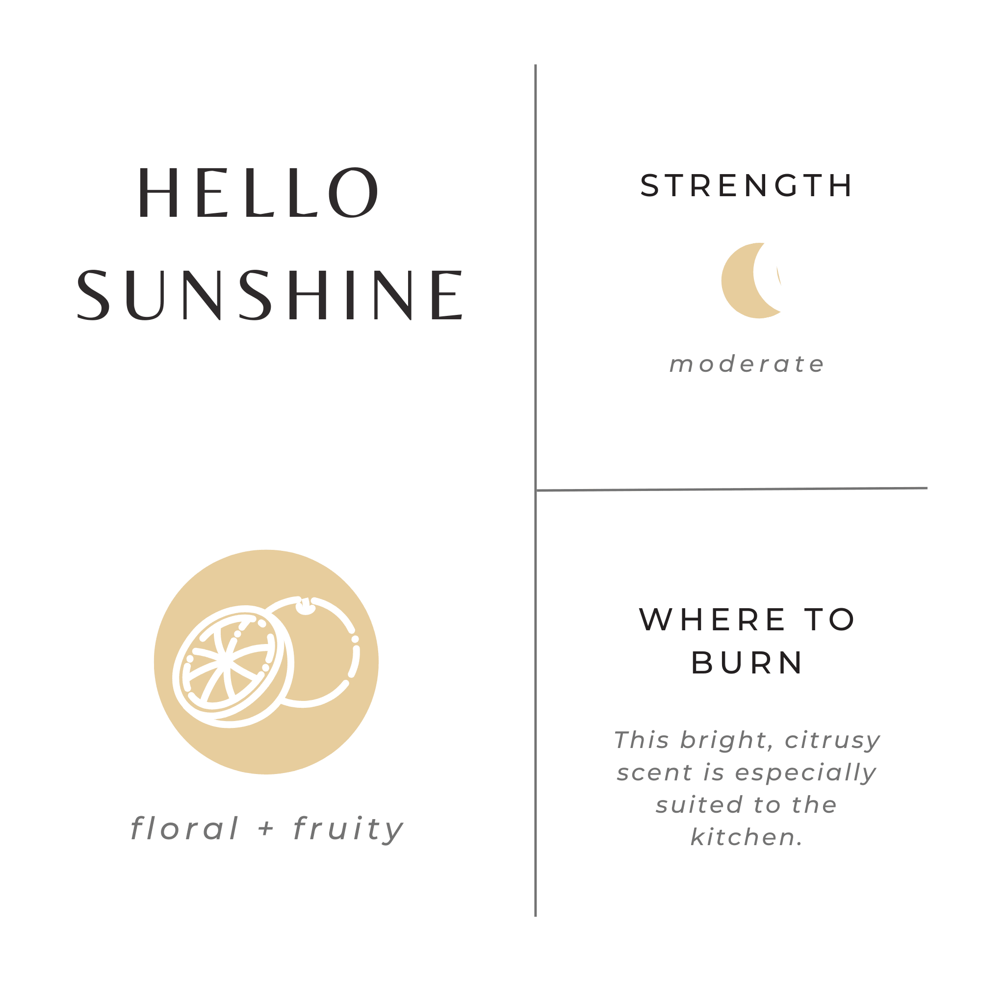 Hello Sunshine - Grapefruit + Geranium + Lime Travel Tin Candles La Vie Bien Hello Sunshine - Grapefruit + Geranium + Lime