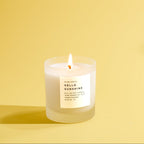 Hello Sunshine - Signature Candle (Grapefruit + Geranium + Lime) Frosted Candles La Vie Bien Hello Sunshine - Signature Candle (Grapefruit + Geranium + Lime)