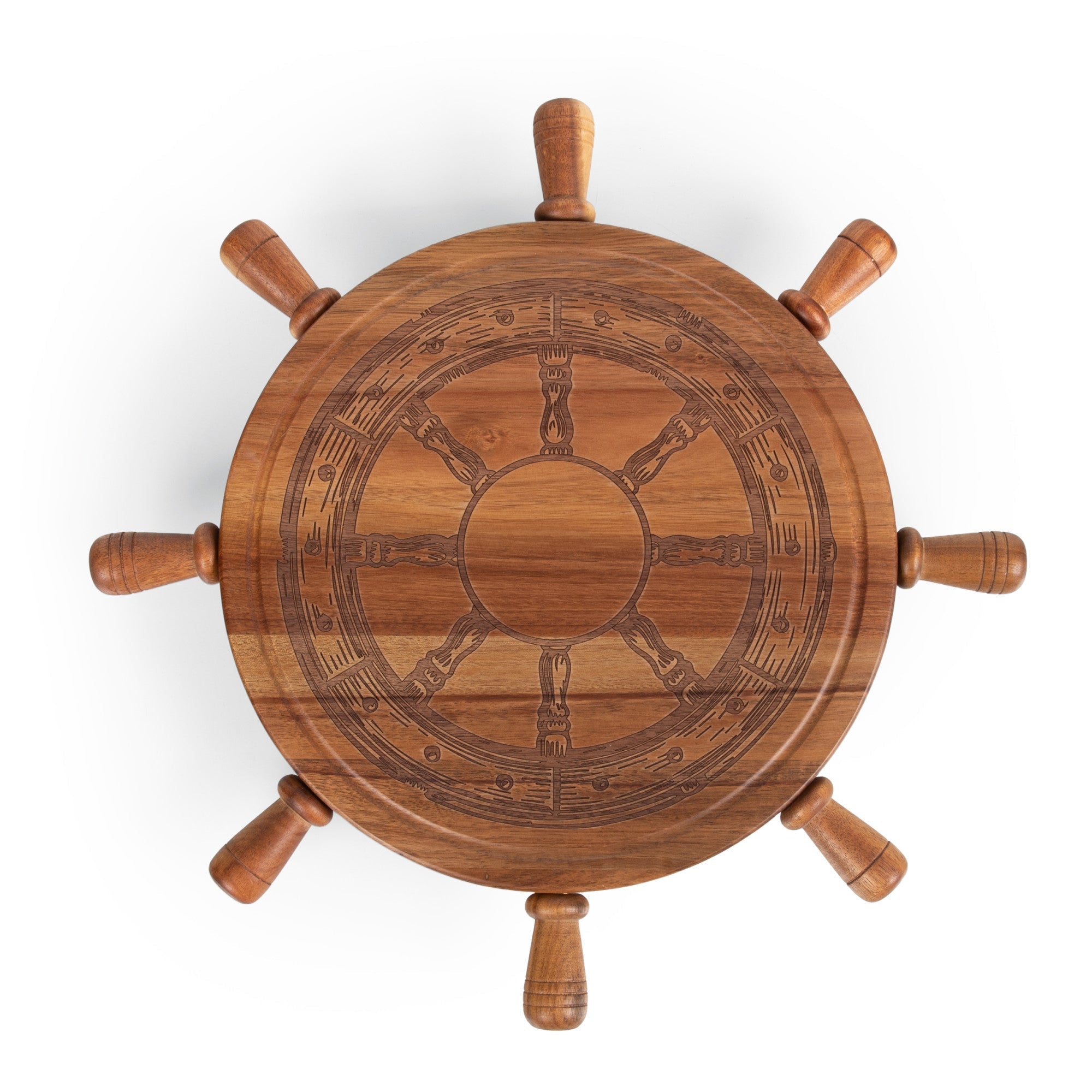 Helmsman Lazy Susan Cheese Board with Tool Set Core La Vie Bien Helmsman Lazy Susan Cheese Board with Tool Set