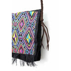 Hemp Diamond Cross - body Embroidered Fabric Purse - Thailand Bags La Vie Bien Hemp Diamond Cross - body Embroidered Fabric Purse - Thailand