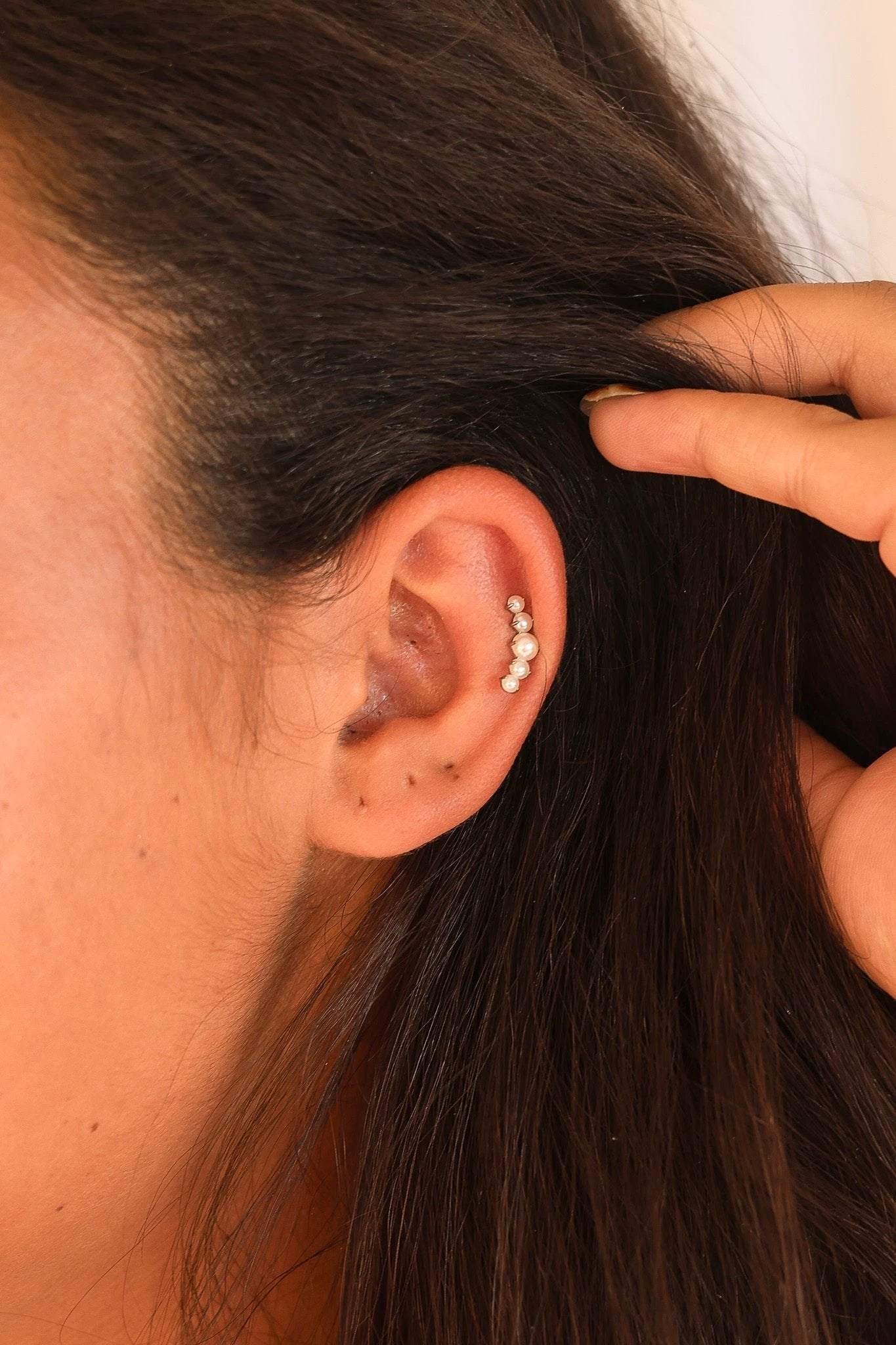 Hepburn Flat Back Stud by Rose & Clay