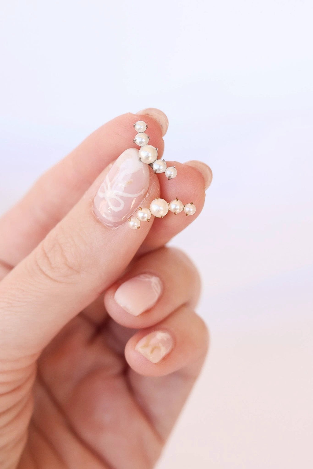 Hepburn Flat Back Stud by Rose & Clay
