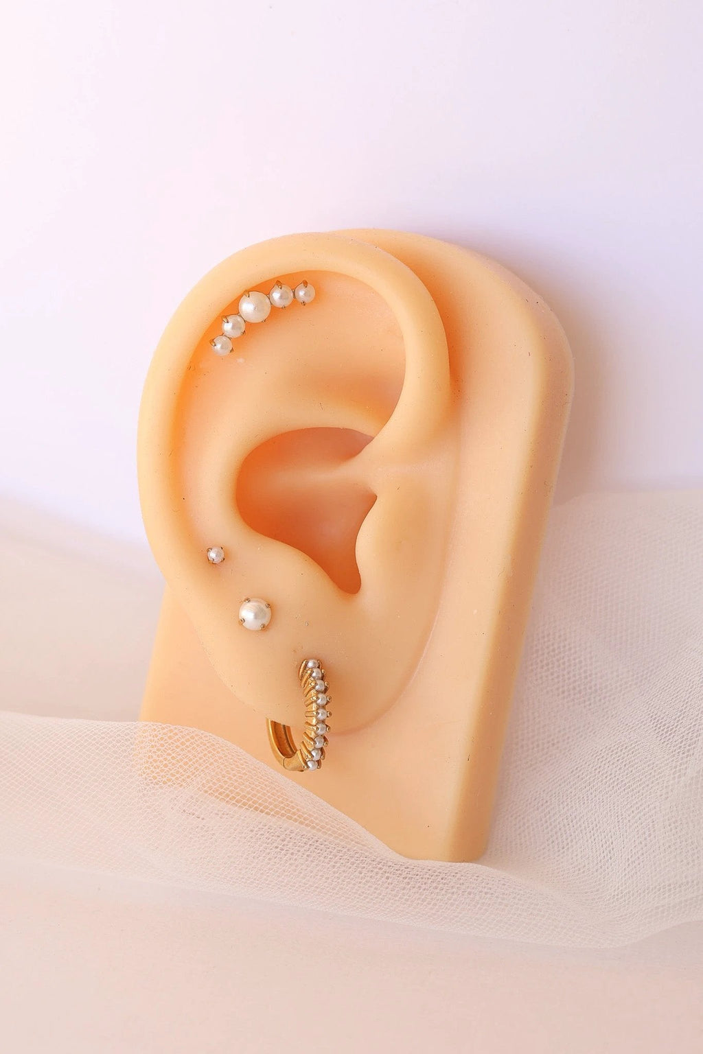 Hepburn Flat Back Stud by Rose & Clay