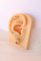 Hepburn Flat Back Stud by Rose & Clay