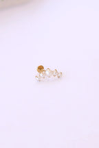 Hepburn Flat Back Stud by Rose & Clay