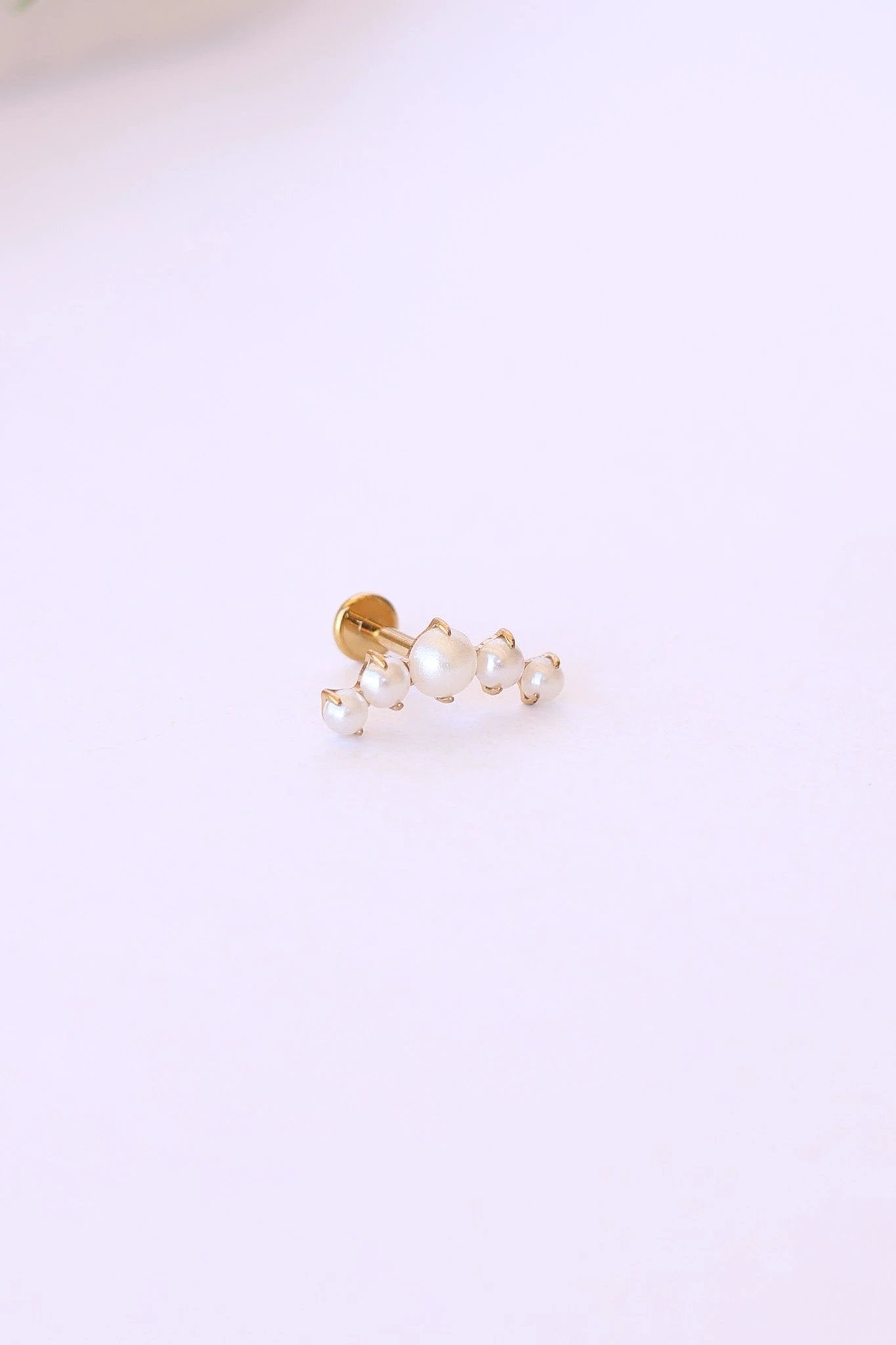 Hepburn Flat Back Stud by Rose & Clay