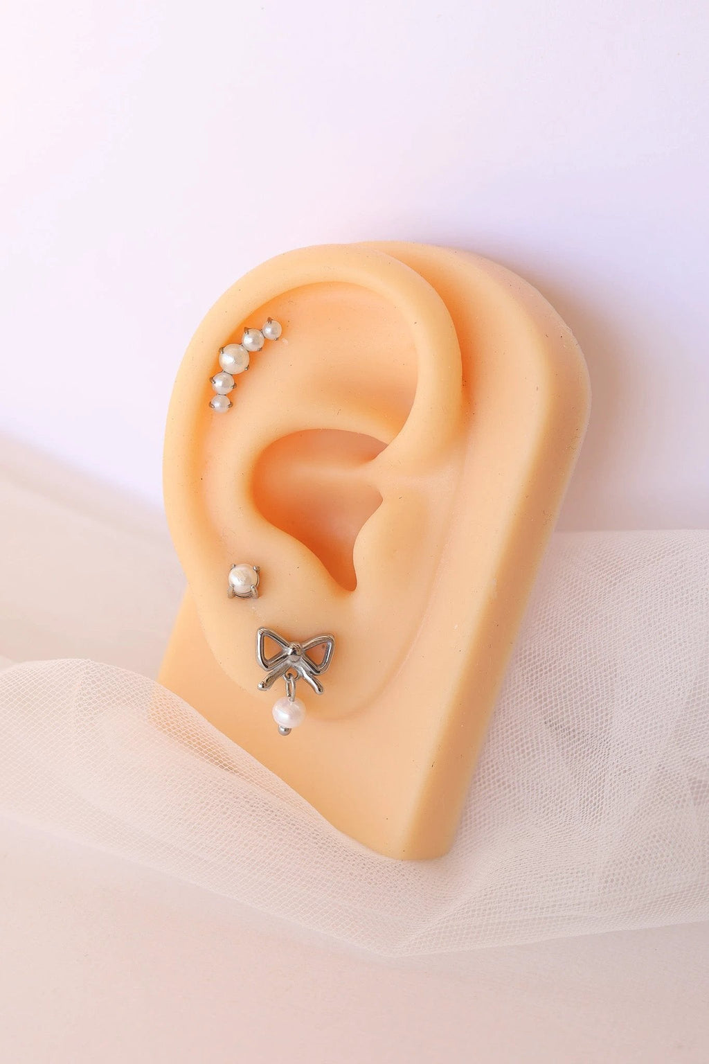 Hepburn Flat Back Stud by Rose & Clay