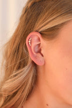 Hepburn Flat Back Stud by Rose & Clay