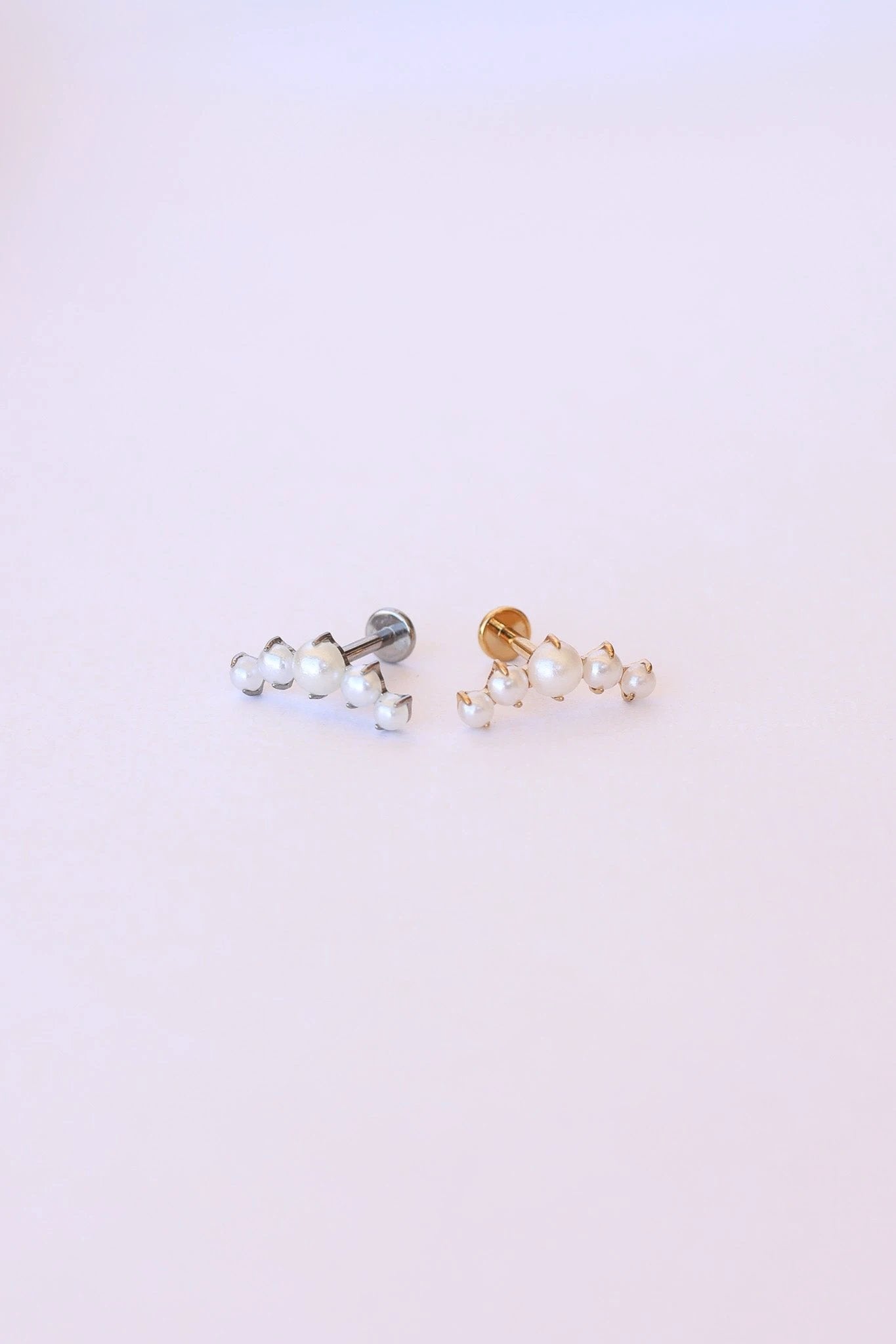 Hepburn Flat Back Stud by Rose & Clay