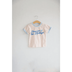 Here for the Hotdogs Organic Cotton Kids Baseball Tee by Polished Prints