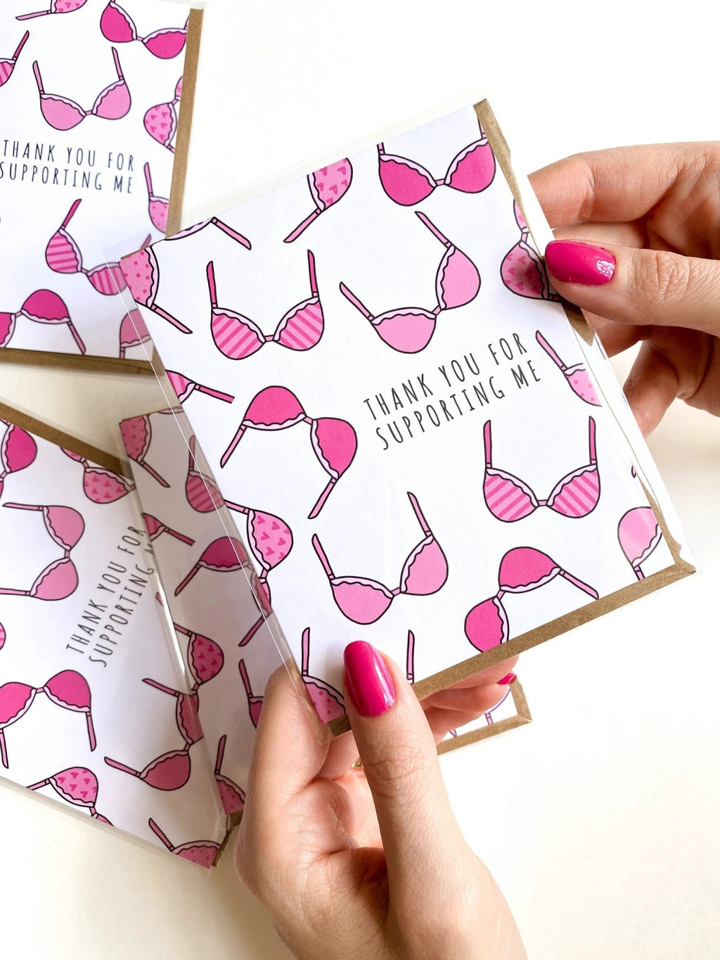 Here to Support You Breast Cancer Get Well Card by Five Dot Post