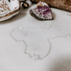 Herkimer Diamond Necklace by Derive Jewelry