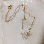 Herkimer Diamond Necklace by Derive Jewelry