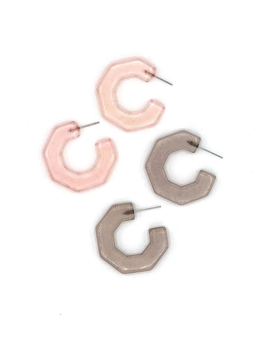 Hexagon Hoops by Fair Anita