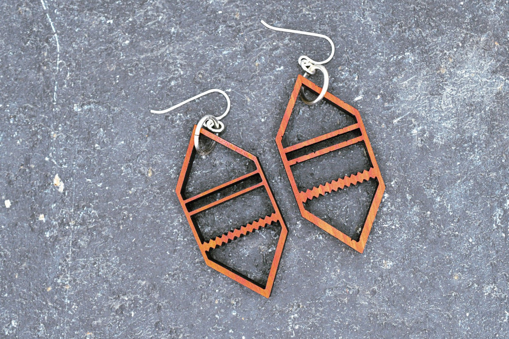 Hexagonal Earrings