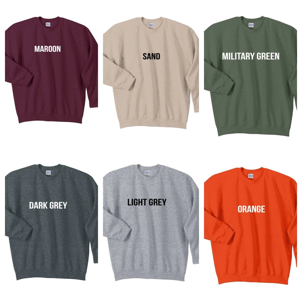 Hey Boo adult sweatshirt, Halloween collection by Benny and Ray Apparel