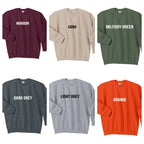 Hey Boo adult sweatshirt, Halloween collection by Benny and Ray Apparel