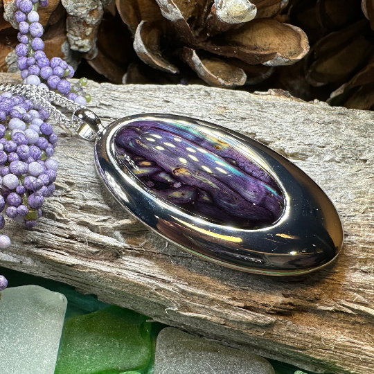 Scottish Highlands Heathergems Necklace - Handmade in Scotland