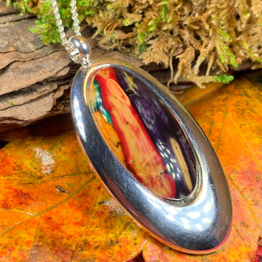 Scottish Highlands Heathergems Necklace - Handmade in Scotland