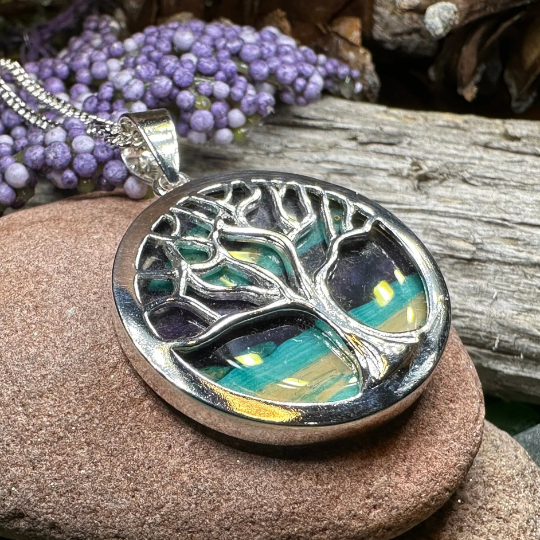 Heathergems Scottish Tree of Life Necklace - Handmade in Scotland