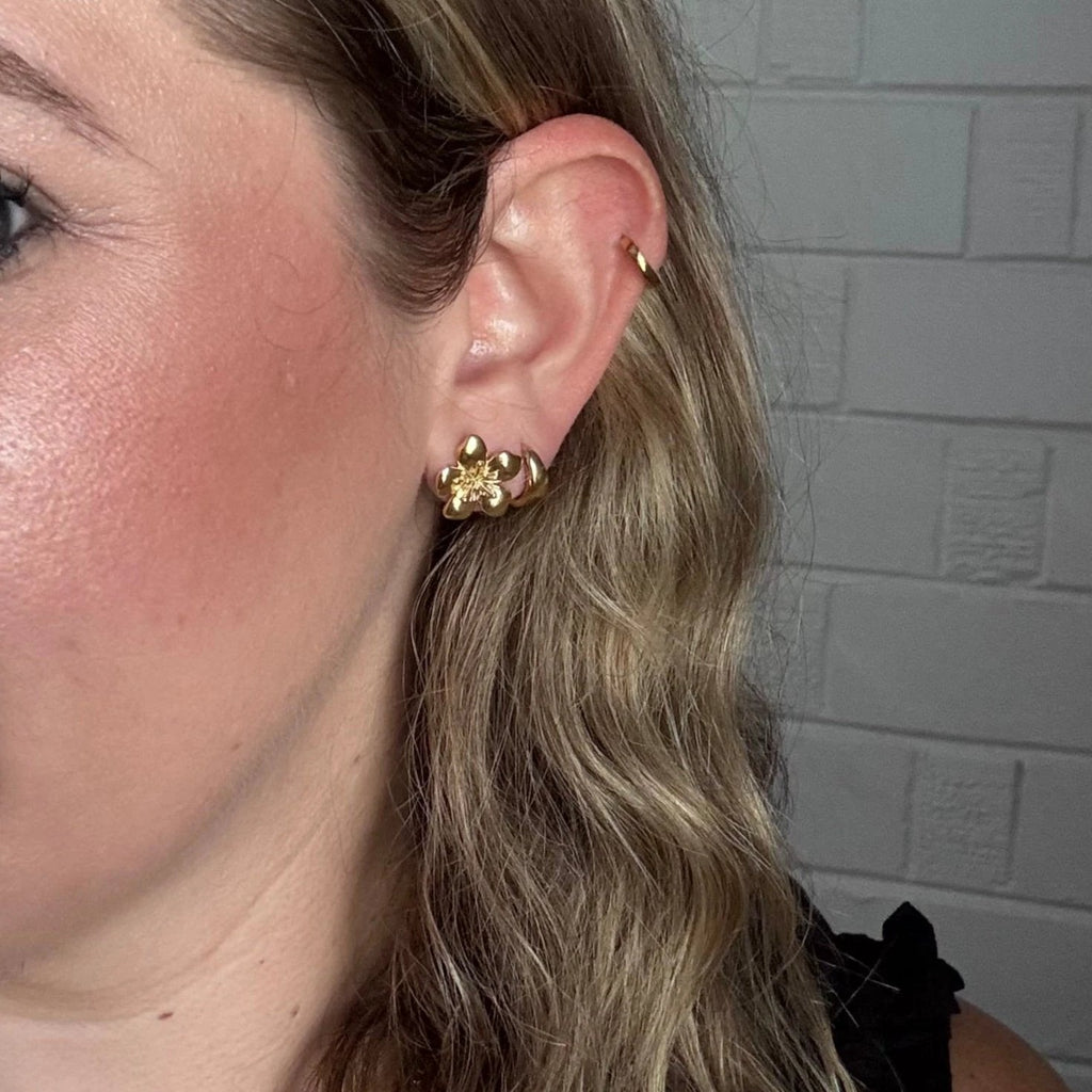 Hibiscus Stud Earrings by Oh Clementine