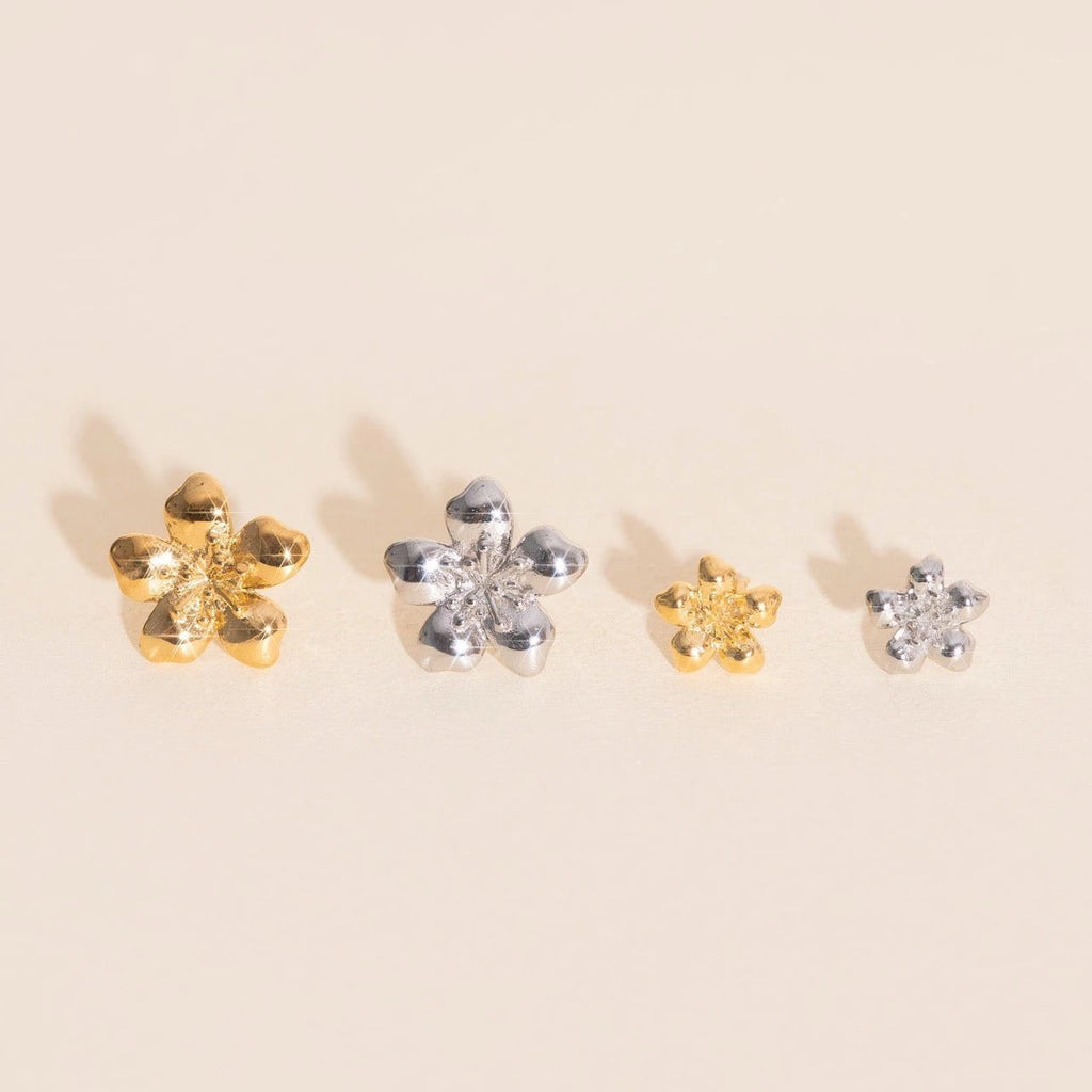 Hibiscus Stud Earrings by Oh Clementine