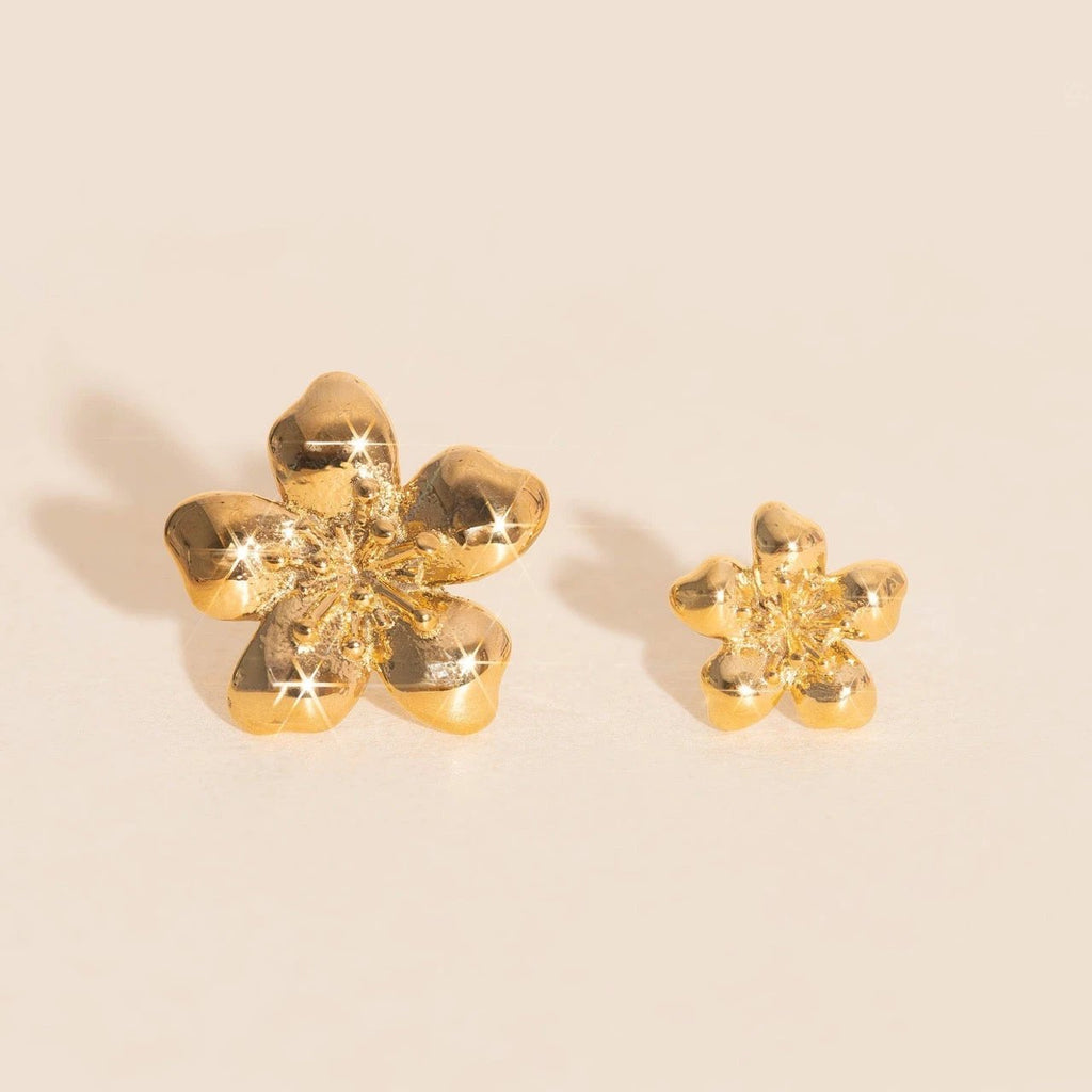 Hibiscus Stud Earrings by Oh Clementine