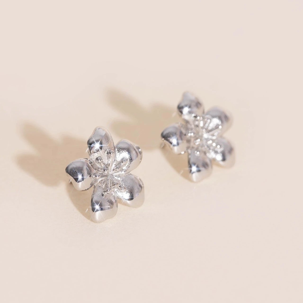 Hibiscus Stud Earrings by Oh Clementine