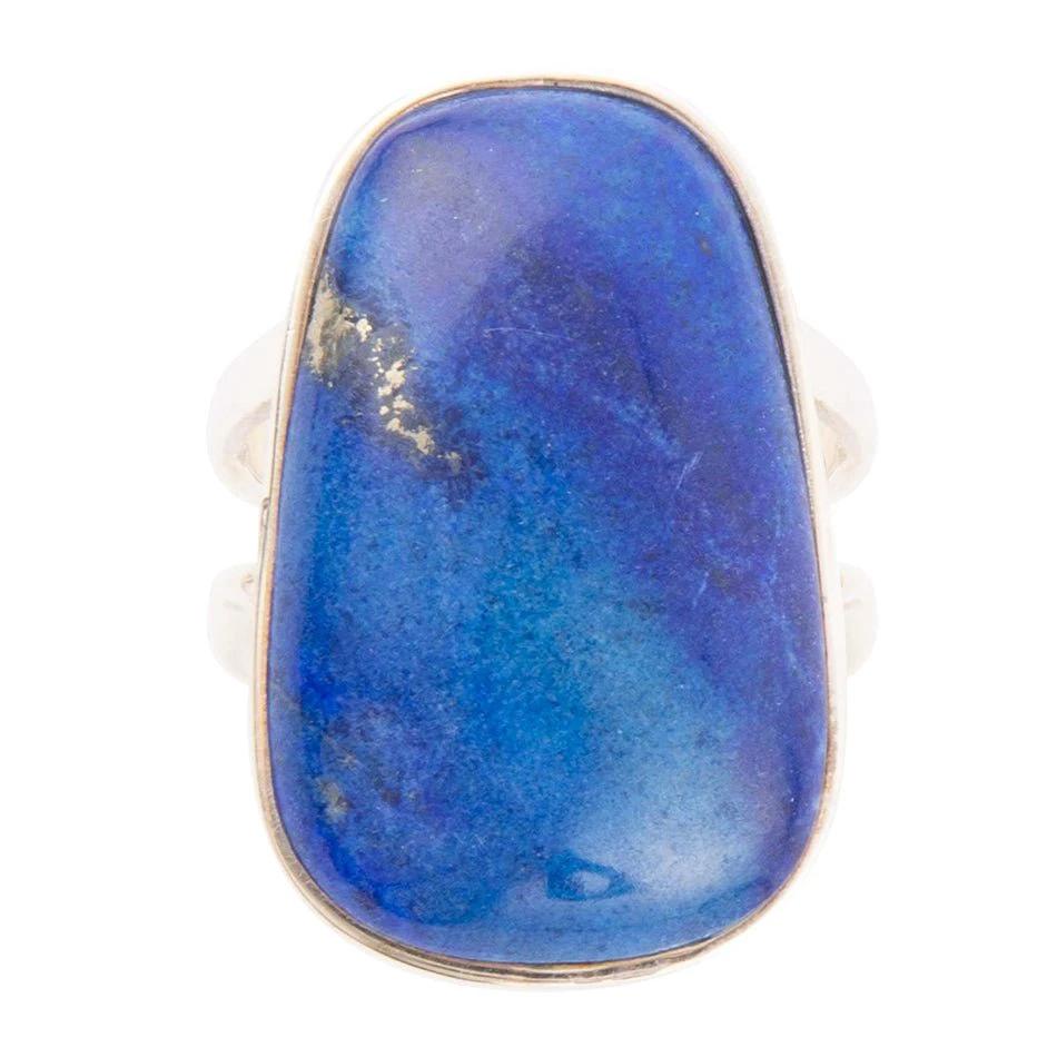 High Class Blue Lapis Sterling Silver Ring by Barse Jewelry