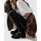 High Heel Jungle Liquid Mercury Tights in Tan or Black [Sizes SM-ML] by The Bullish Store