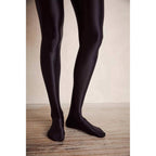 High Heel Jungle Liquid Mercury Tights in Tan or Black [Sizes SM-ML] by The Bullish Store