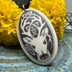 Highland Celtic Stag Necklace - Handmade in the U.S.A. Pendant La Vie Bien Highland Celtic Stag Necklace - Handmade in the U.S.A.
