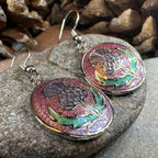 Highland Glen Scottish Thistle Earrings - Scotland Jewelry Dangle Earrings La Vie Bien Highland Glen Scottish Thistle Earrings - Scotland Jewelry