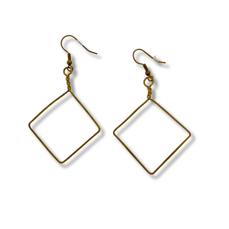 Highland Heritage Brass Wire Earrings - Thailand Earrings La Vie Bien Highland Heritage Brass Wire Earrings - Thailand
