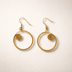 Highland Heritage Brass Wire Earrings - Thailand Earrings La Vie Bien Highland Heritage Brass Wire Earrings - Thailand