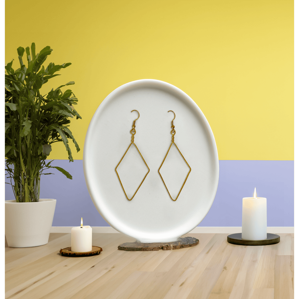 Highland Heritage Brass Wire Earrings - Thailand Earrings La Vie Bien Highland Heritage Brass Wire Earrings - Thailand