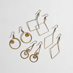 Highland Heritage Brass Wire Earrings - Thailand Earrings La Vie Bien Highland Heritage Brass Wire Earrings - Thailand