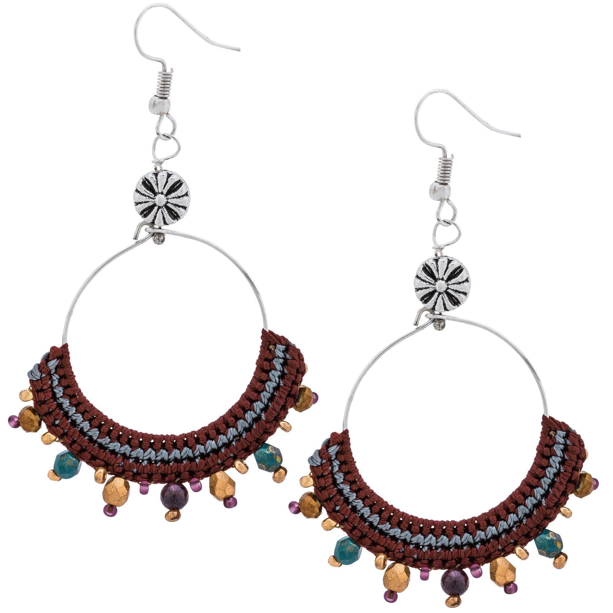 Highland Hoop Earrings Earrings - Fashion La Vie Bien Highland Hoop Earrings