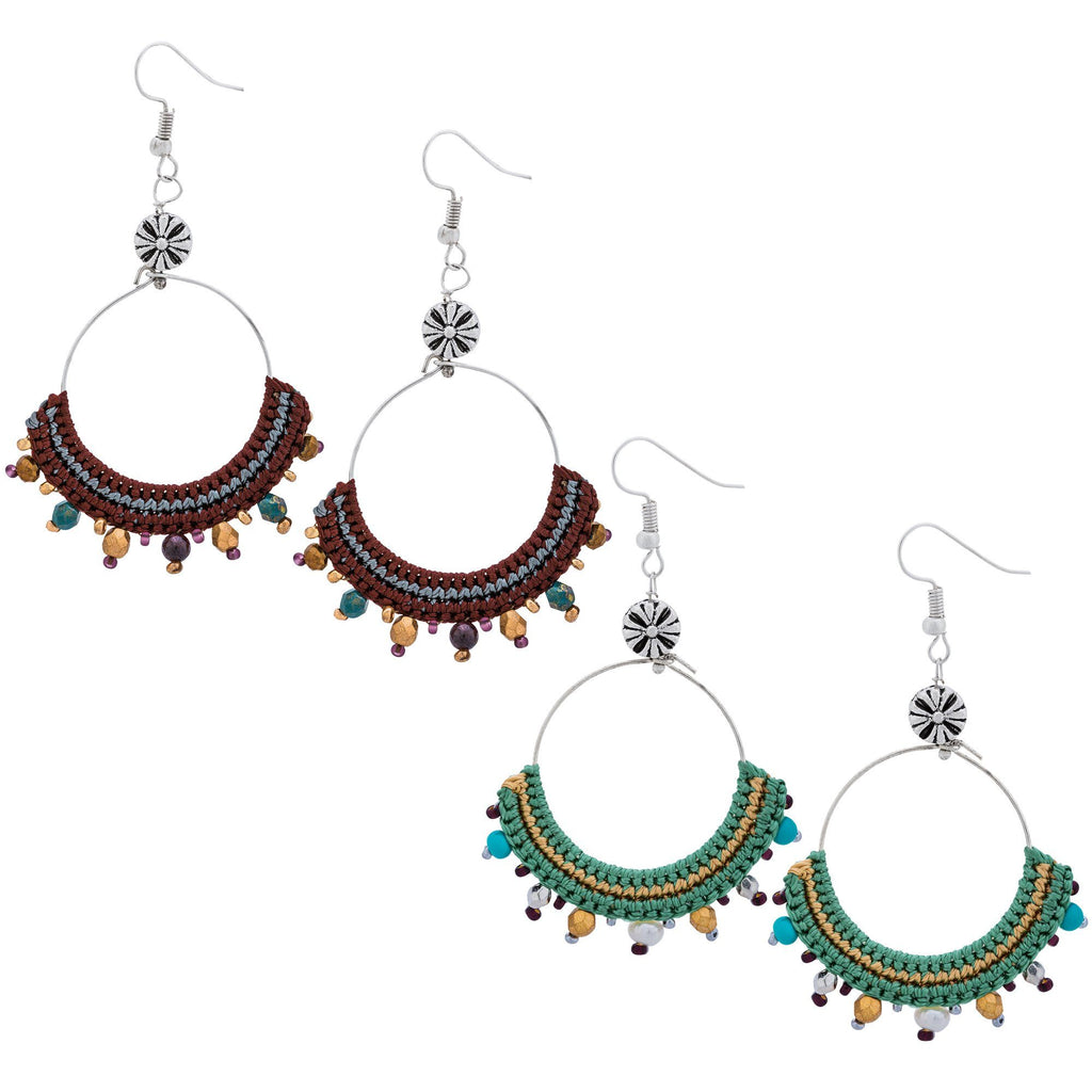 Highland Hoop Earrings Earrings - Fashion La Vie Bien Highland Hoop Earrings
