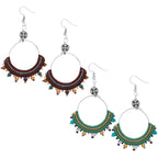 Highland Hoop Earrings Earrings - Fashion La Vie Bien Highland Hoop Earrings