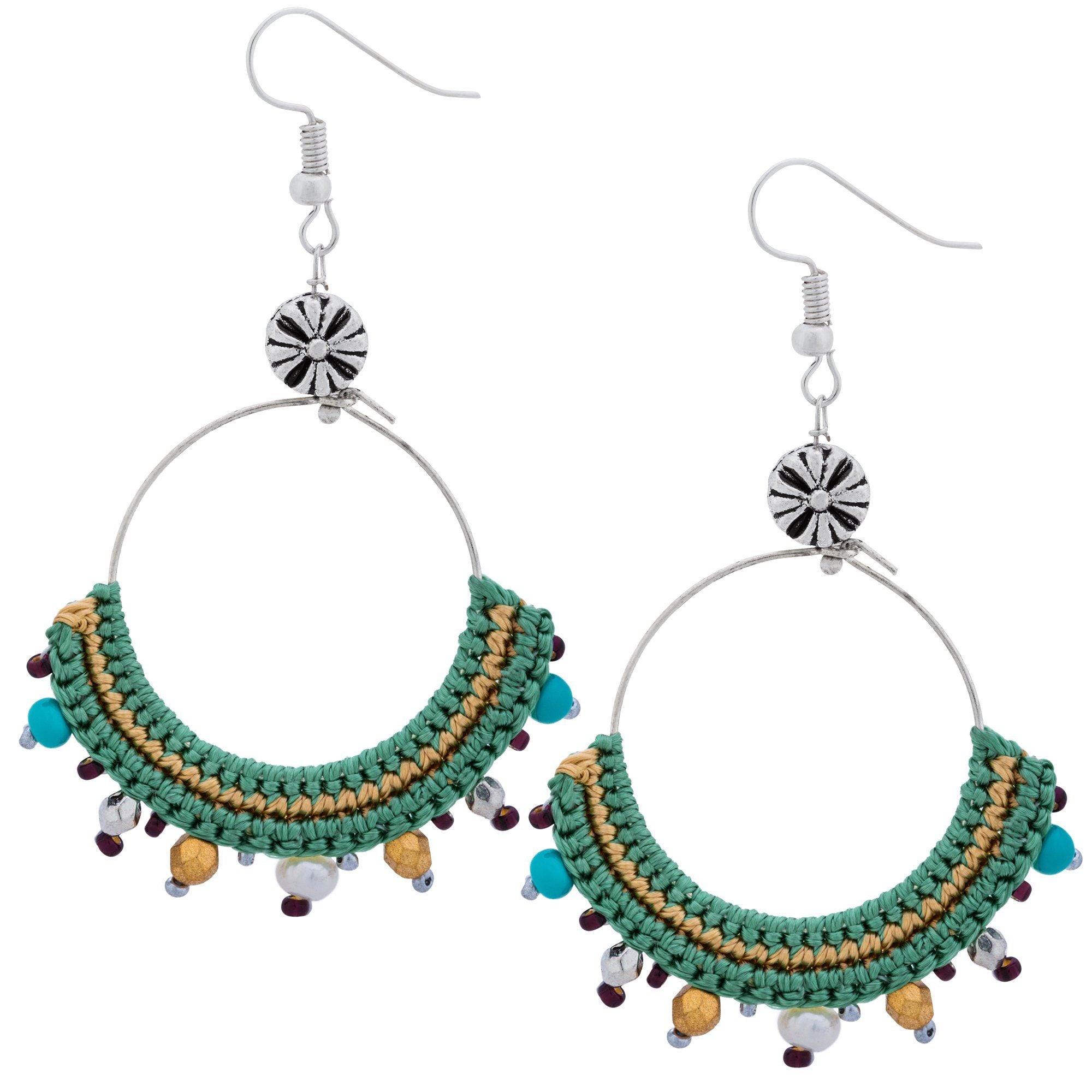 Highland Hoop Earrings Earrings - Fashion La Vie Bien Highland Hoop Earrings