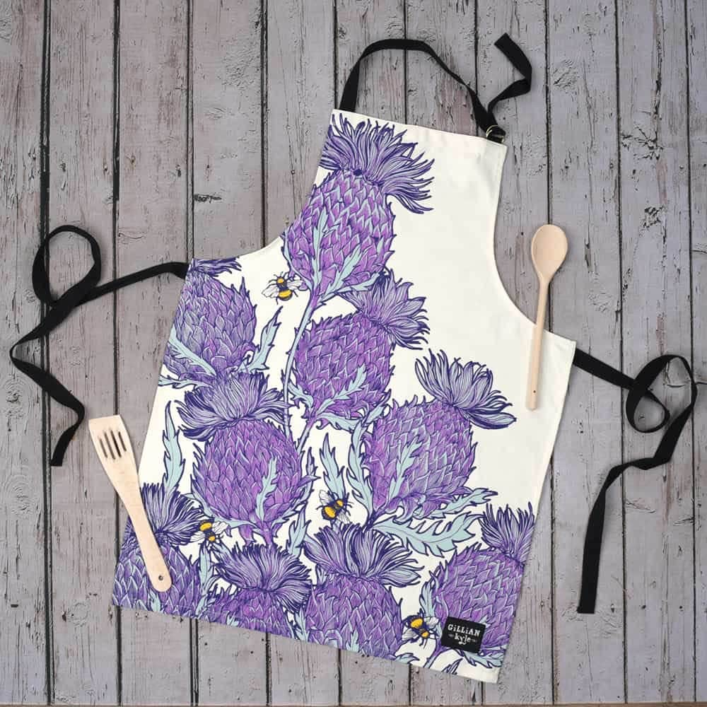Highland Thistle Apron Gifts La Vie Bien Highland Thistle Apron