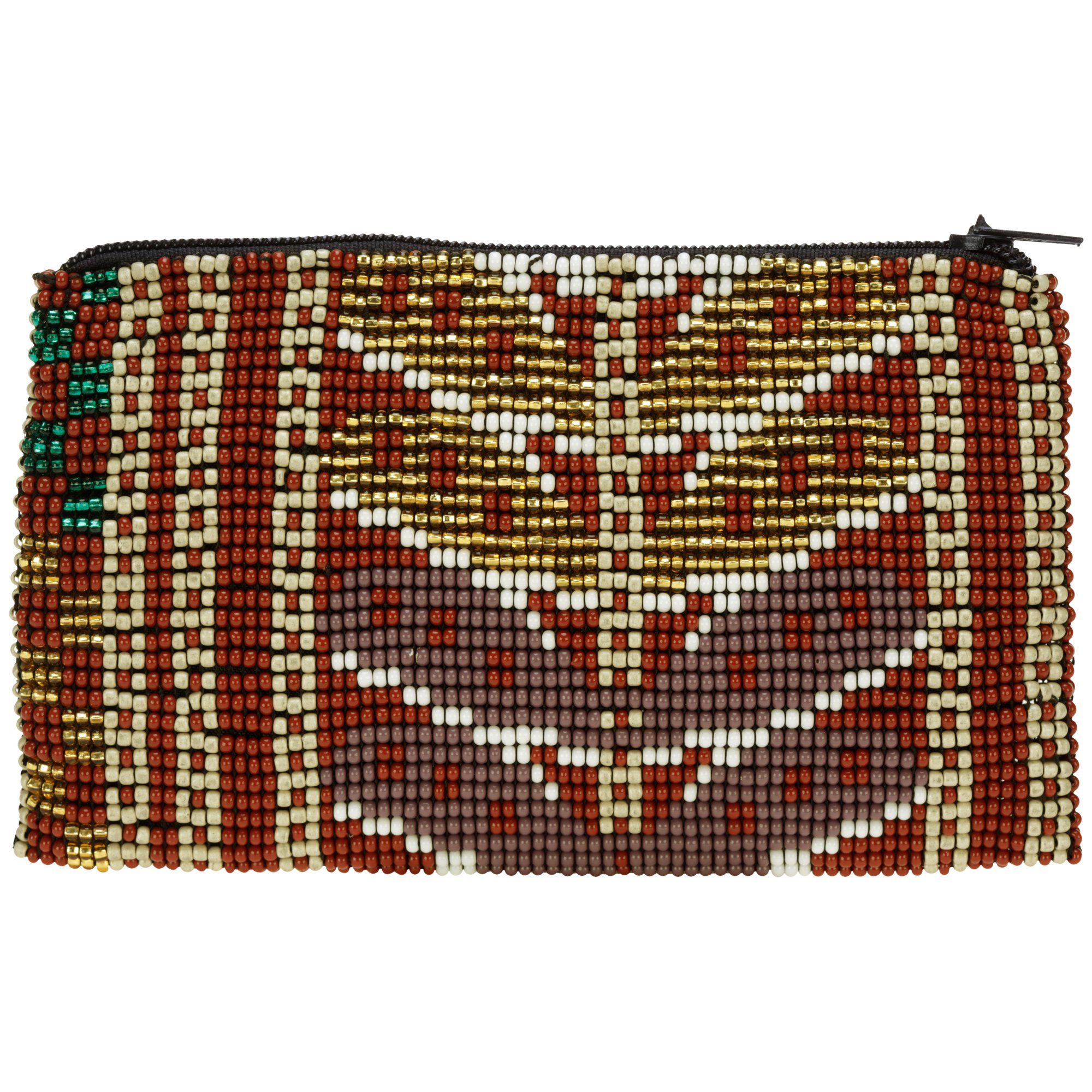 Highlands Botanical Beaded Coin Purse Clutch & Wallets & Coin Bags La Vie Bien Highlands Botanical Beaded Coin Purse