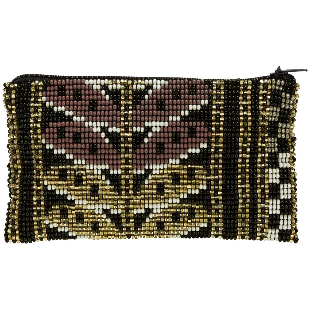 Highlands Botanical Beaded Coin Purse Clutch & Wallets & Coin Bags La Vie Bien Highlands Botanical Beaded Coin Purse